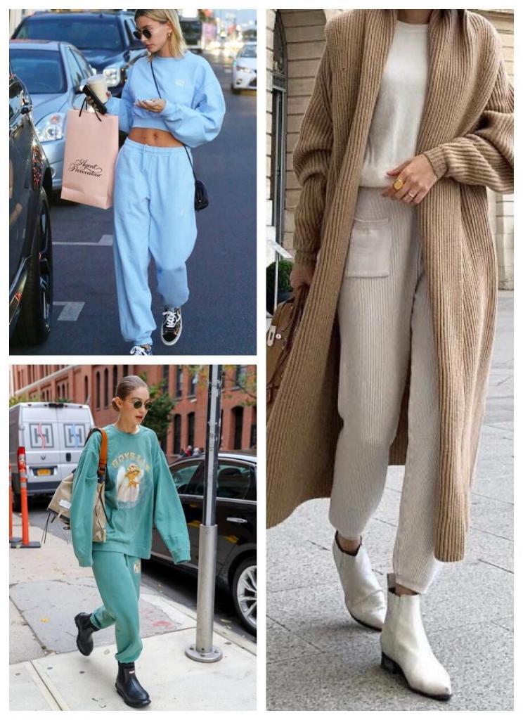 Trend Alarmı: Ev Giyimini Sokağa Taşıma - Hailey Baldwin ikili kombinleri ile göz kamaştırıyor...